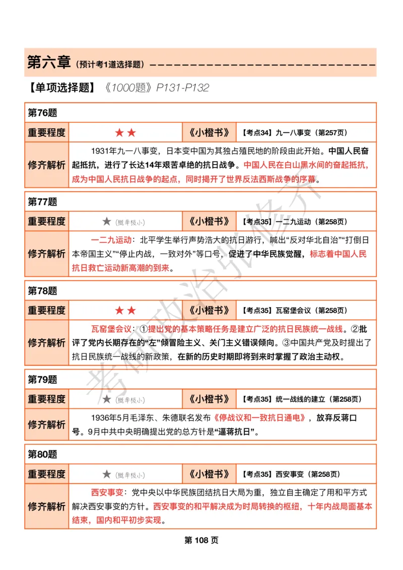 DAY32修齐1000题逐题解析手册免费分享_考研_16.2026考研政治清北成硕_00.电子讲义_张修齐肖1000带刷
