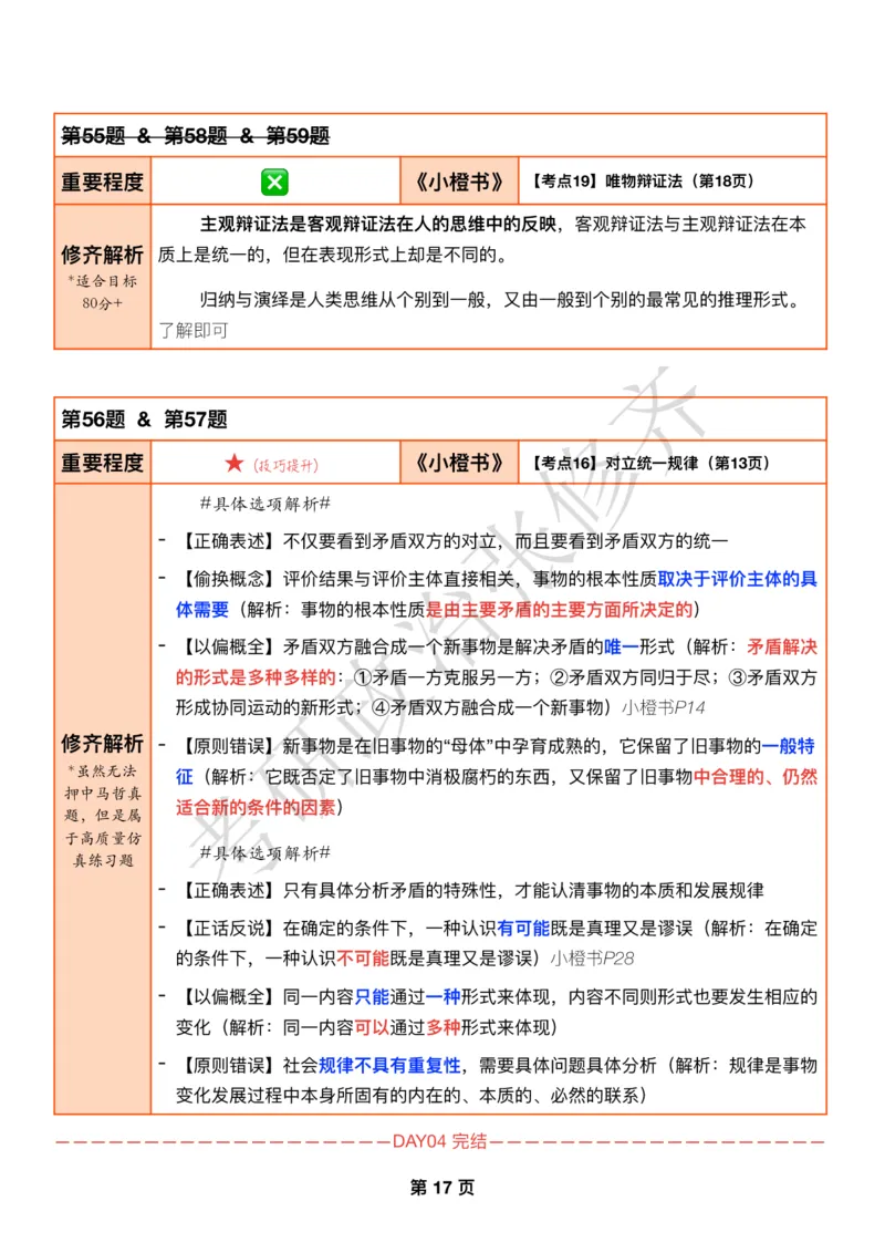 DAY04修齐1000题逐题解析手册免费分享_考研_16.2026考研政治清北成硕_00.电子讲义_张修齐肖1000带刷
