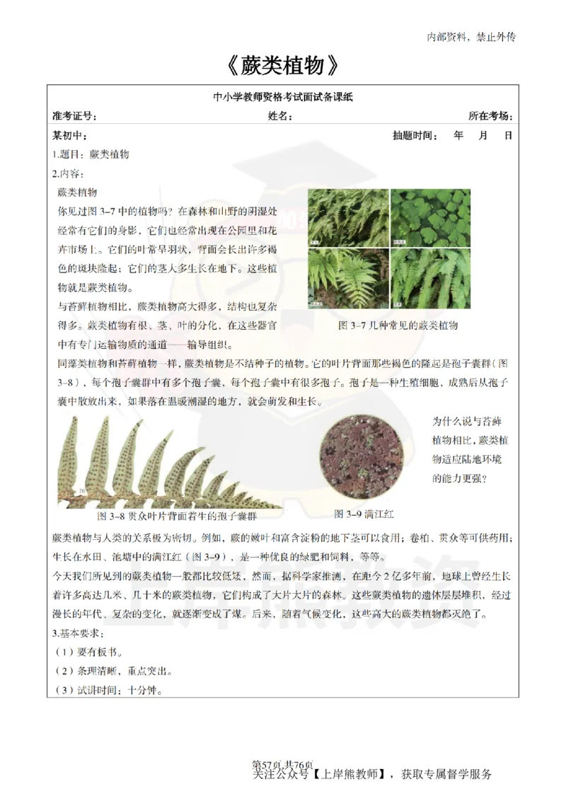 初中生物面试题本+教案+逐字稿+答辩_纯图版_教资初高中_教资面试2025教资面试备考资料合集_教资面试资料合集_2025教资面试资料