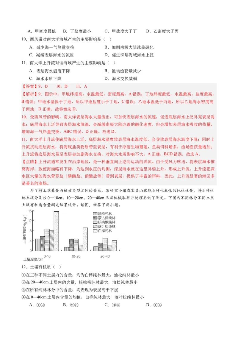 黄金卷02（解析版）-赢在高考&middot;黄金8卷备战2024年高考地理模拟卷（山东专用）_9.2025地理总复习_2024年新高考资料_4.2024高考模拟预测试卷