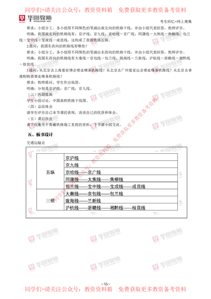 地理_教资初高中_教资面试2025教资面试备考资料合集_教资面试资料合集_4、教资面试真题汇总_2024下半年教资面试真题_华图试讲解析版