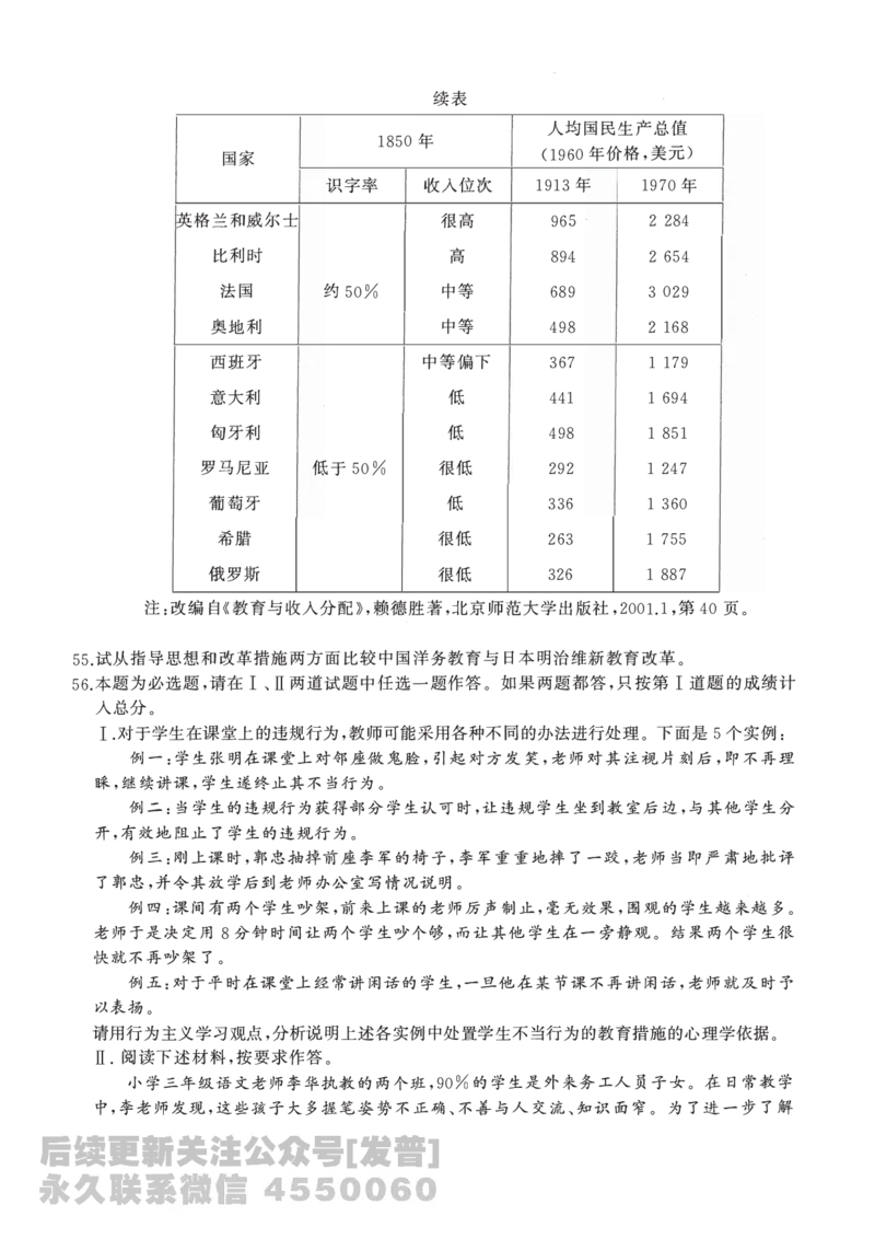 2010年教育学311真题免费分享_考研_11.311教育学历年真题_01311教育学真题