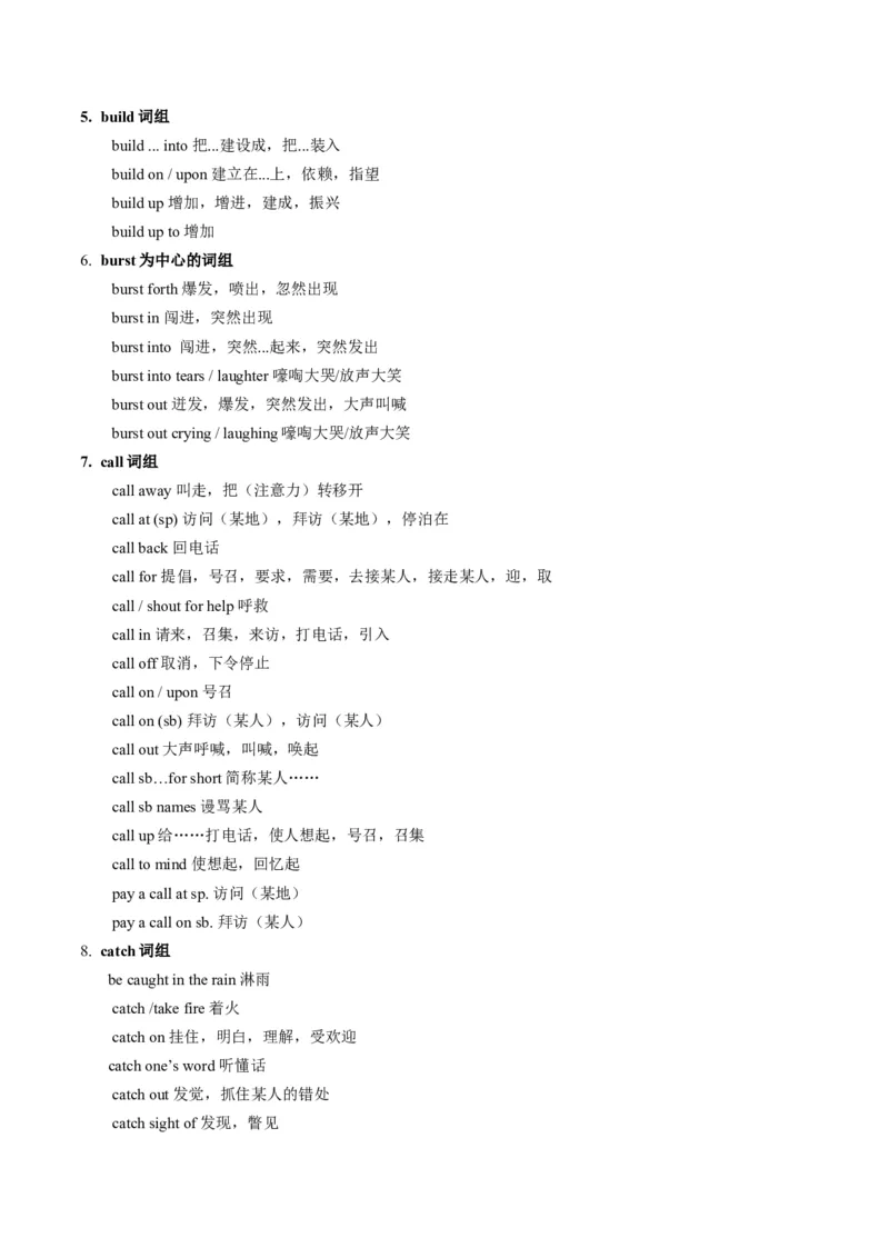 第06讲动词和动词短语（讲义）-2024年高考英语一轮复习讲练测（新教材新高考）（原卷版）_3.2025英语总复习_2024年新高考资料_1.2024一轮复习_第一-六部分