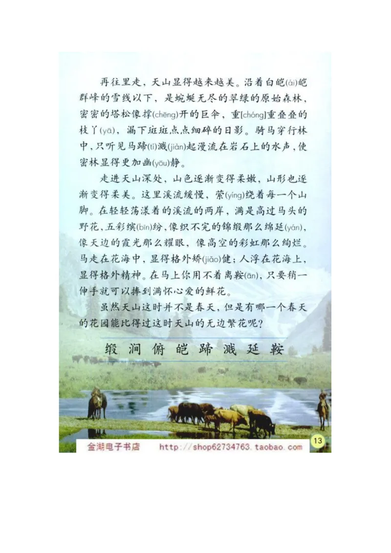 人教版4年级语文下册电子课本(1)_教资初高中_教资面试2025教资面试备考资料合集_教资面试资料合集_2025教资面试资料_25上教资面试-小学资料包_20教材：全册_小学_小学语文