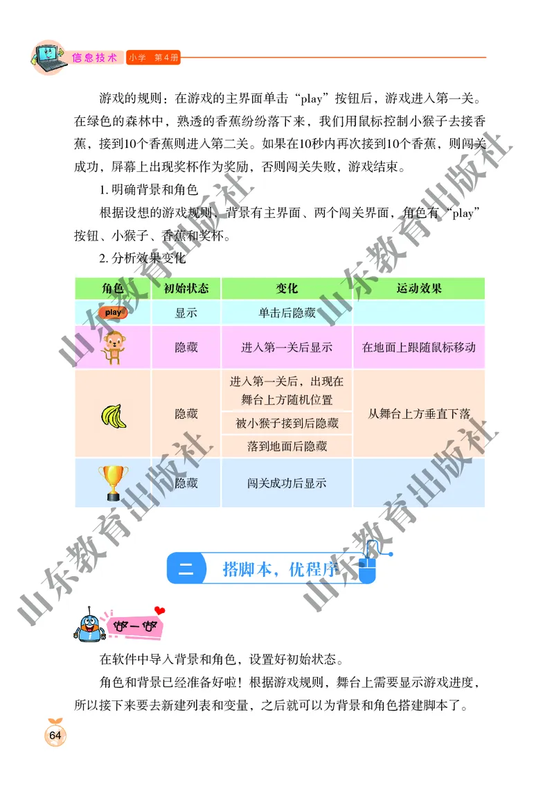 小学信息技术第4册_教资初高中_教资面试2025教资面试备考资料合集_教资面试资料合集_3、教资面试资料包大全_45大圣中小幼面试资料包_小学_信息技术_电子课本