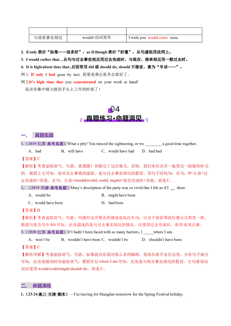 第10讲情态动词（讲义）（解析版）_3.2025英语总复习_2025年新高考资料_一轮复习_2025年高考英语一轮复习讲练测（新教材新高考，含2024年高考真题）_语法