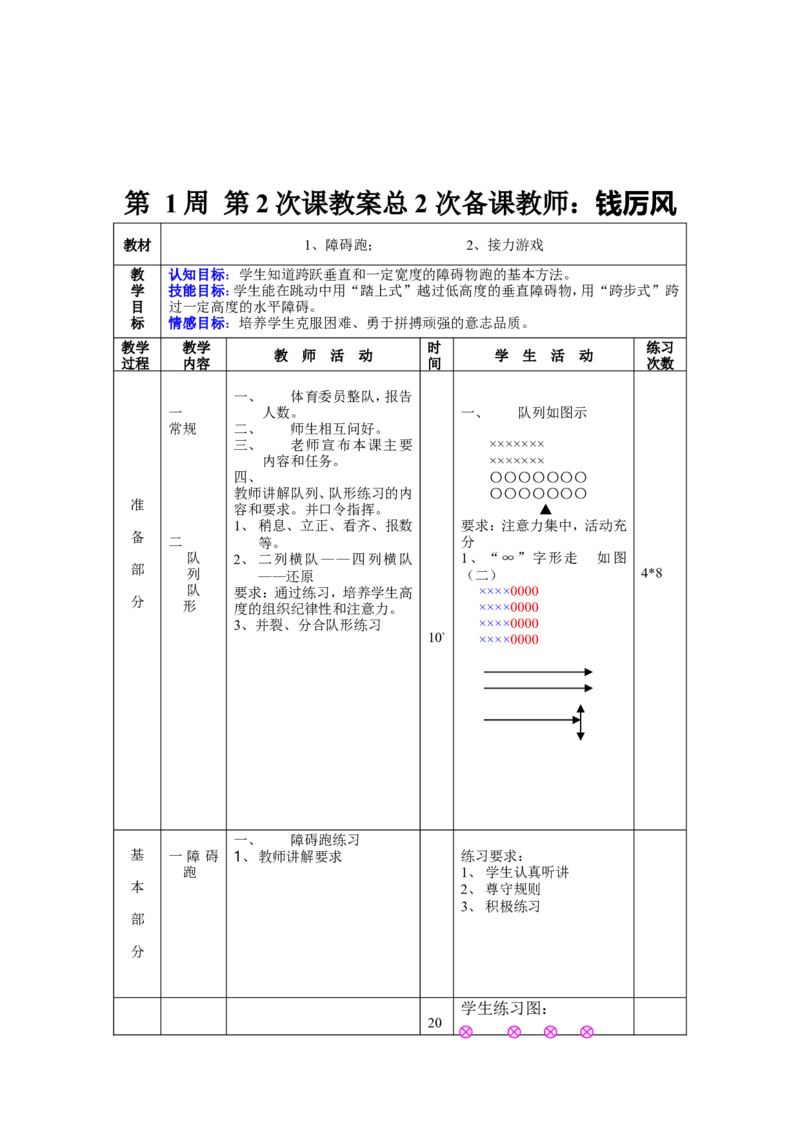 初中体育教案全集--七年级-八年级-九年级(1)_教资初高中_教资面试2025教资面试备考资料合集_教资面试资料合集_2025教资面试资料_25上教资面试-小学资料包_19教案：合集