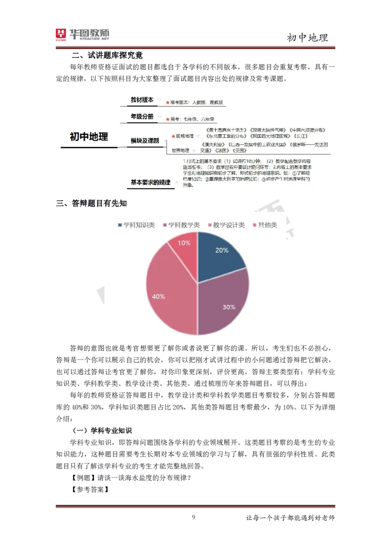初中地理更多资料加入._教资初高中_教资面试2025教资面试备考资料合集_教资面试资料合集_3、教资面试资料包大全_19中小学教师资格面试试库宝书_21年版本--赠送
