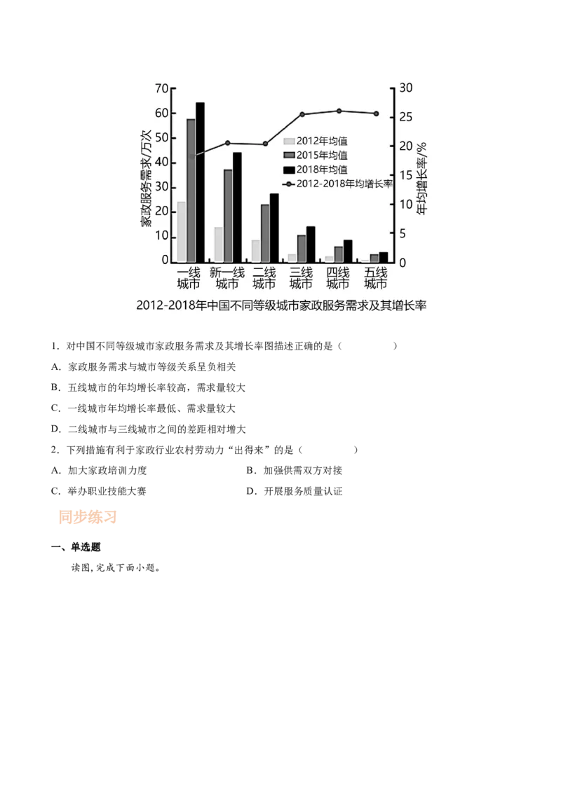 专题14产业区位因素-备战2023年高考地理一轮复习精讲精练（原卷版）_9.2025地理总复习_赠品通用版（老高考）复习资料_一轮复习_备战2023年高考地理一轮复习精讲精练