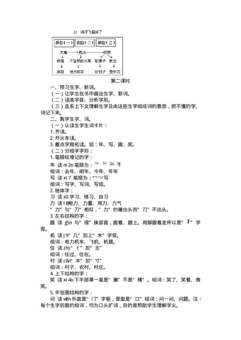 九年义务教育六年制小学语文教案：一年级(1)_教资初高中_教资面试2025教资面试备考资料合集_教资面试资料合集_2025教资面试资料_25上教资面试-小学资料包_19教案：合集