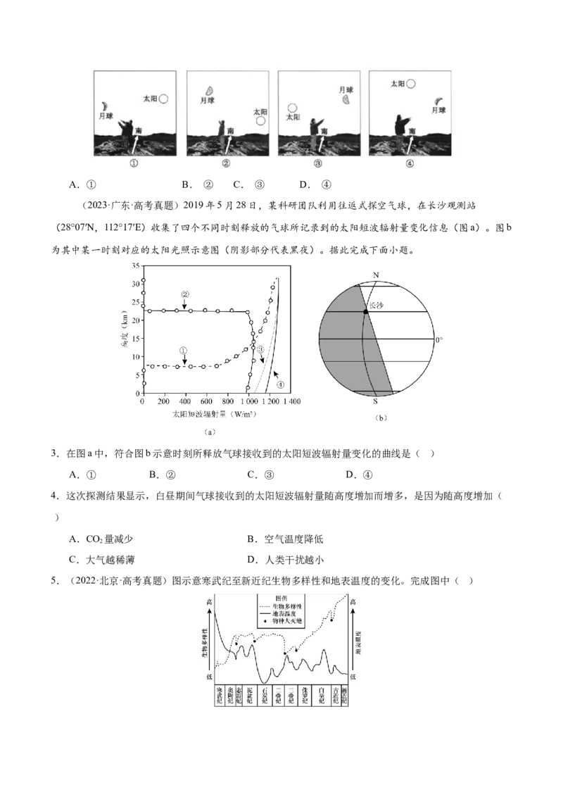 专题02+宇宙中的地球（思维导图+4大知识点+4个能力拓展）-2025年高考地理一轮复习知识清单_9.2025地理总复习_2025年新高考资料_一轮复习_2025年高考地理一轮复习知识清单