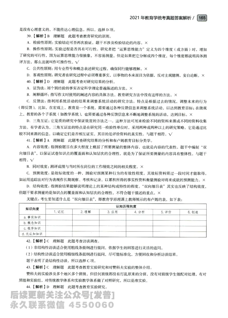 2021年311教育学答案免费分享_考研_11.311教育学历年真题_02311教育学解析