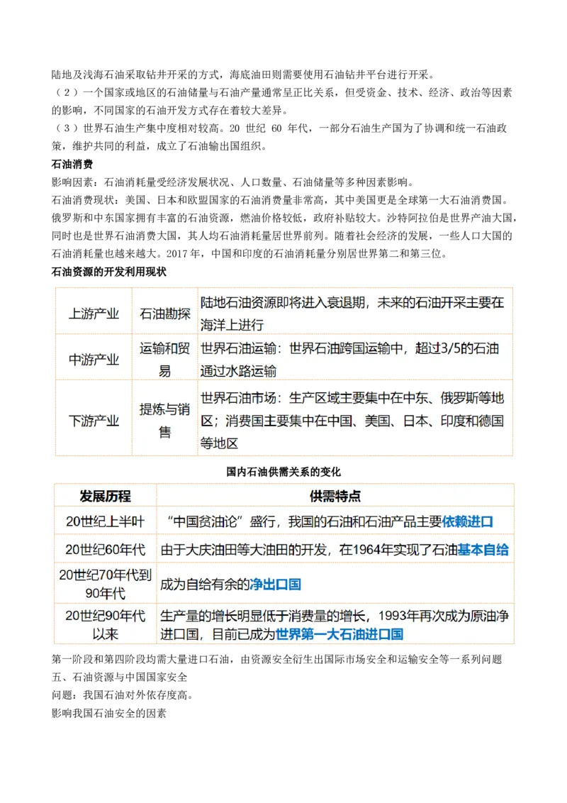 第38讲资源安全与国家安全（讲义）（解析版）_9.2025地理总复习_2024年新高考资料_1.2024一轮复习_2024年高考地理一轮复习讲练测（新教材新高考）