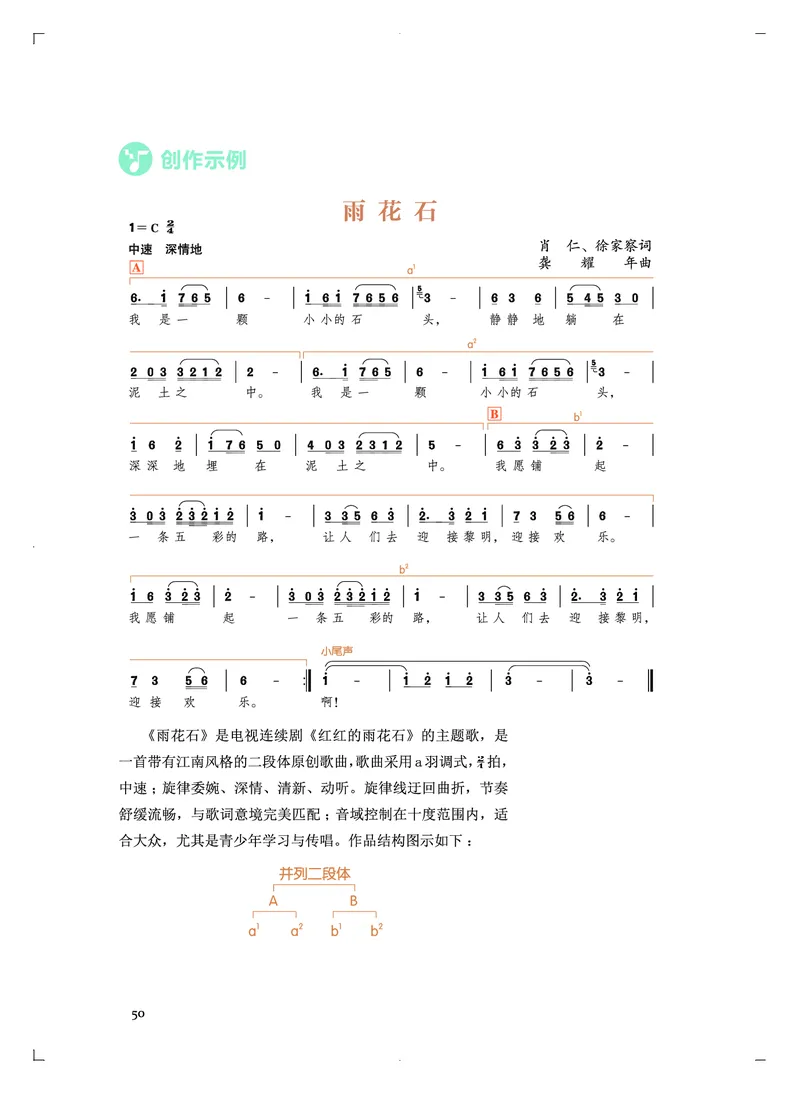 《人音版高中必修4音乐编创音乐》_教资初高中_教资面试2025教资面试备考资料合集_教资面试资料合集_3、教资面试资料包大全_45大圣中小幼面试资料包_高中_音乐