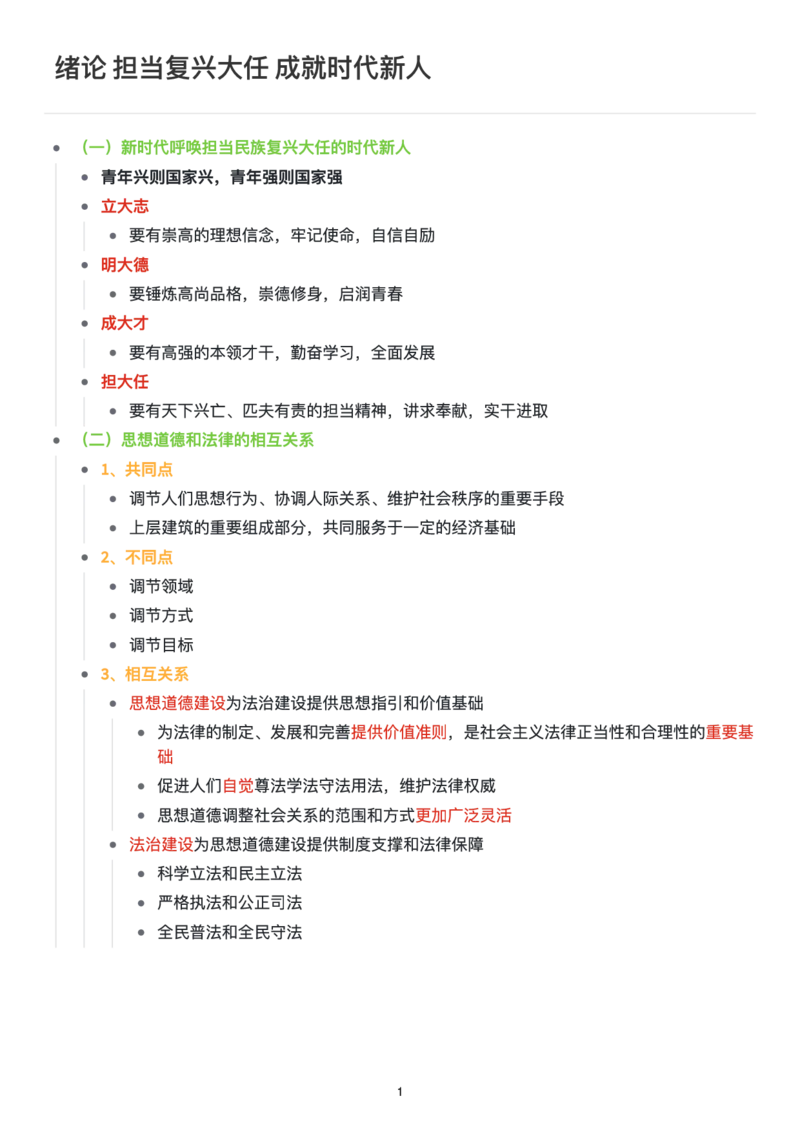 思修思维导图：知识点版_考研_政治_00.政治_25《政治导图》马原+史纲+毛中特+思修+新思想（全）_25《思修》