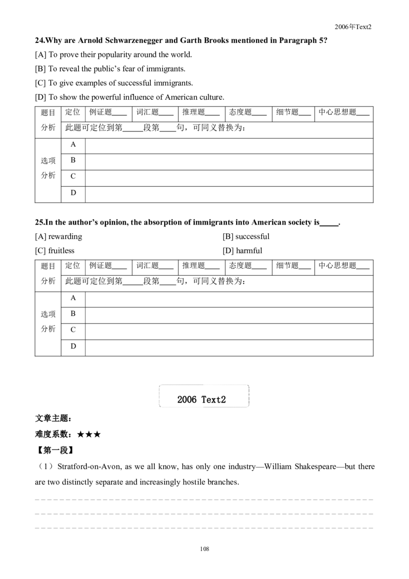 考研英语手译本--英语一二00-09纯题_考研_英语_00.手译本_《英语阅读＆翻译手译本》2000-2023_01.一二通用2000-2009