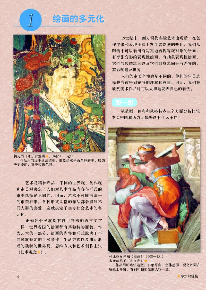 初中八年级下册美术《人美版（主编：常锐伦&欧京海）》_教资初高中_教资面试2025教资面试备考资料合集_教资面试资料合集_3、教资面试资料包大全_45大圣中小幼面试资料包_初中