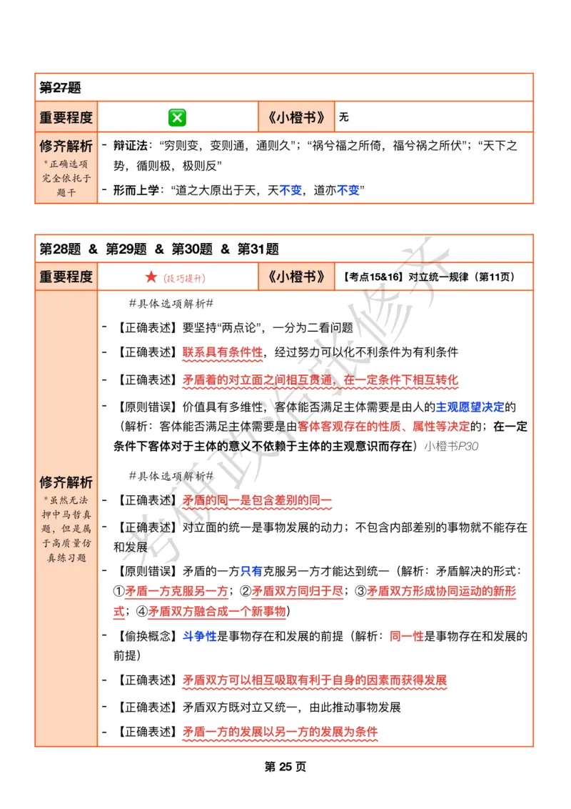 DAY06修齐1000题逐题解析手册免费分享_考研_16.2026考研政治清北成硕_00.电子讲义_张修齐肖1000带刷