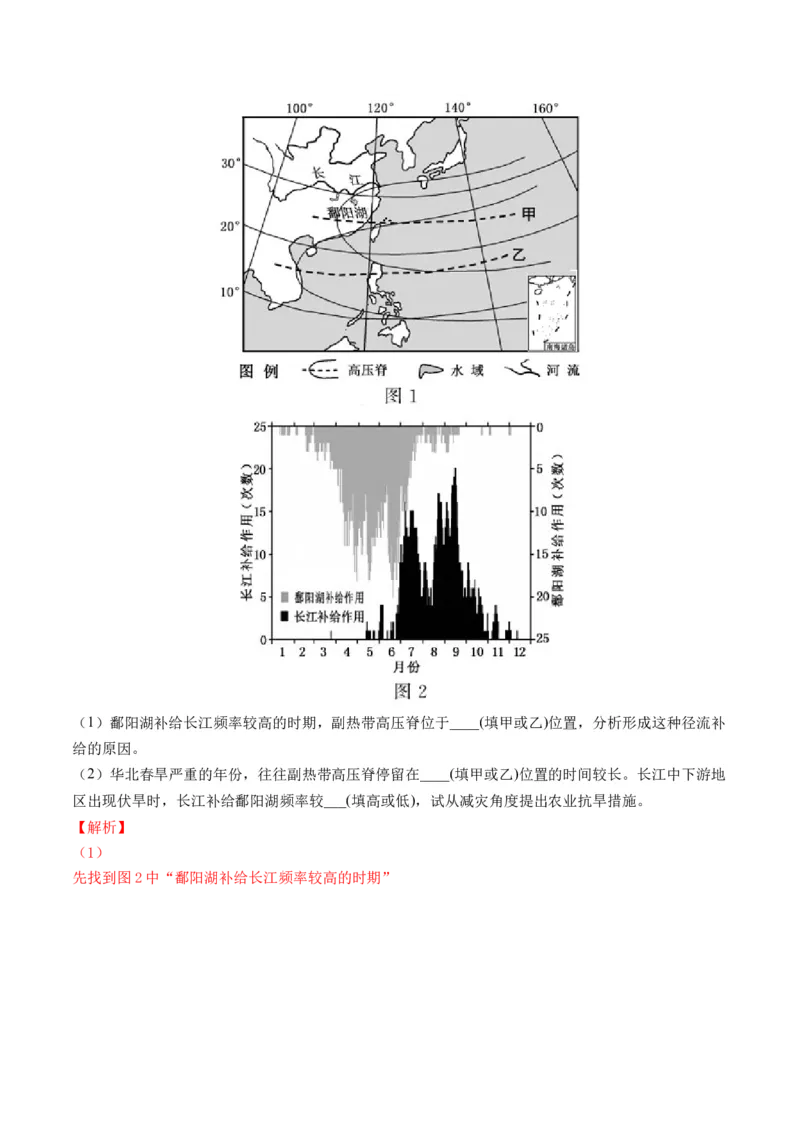 微专题云雾雪、副高、特殊天气系统和现象（讲义）（解析版）_9.2025地理总复习_2024年新高考资料_2.2024二轮复习_2024年高考地理二轮复习讲练测（新教材新高考）_微专题