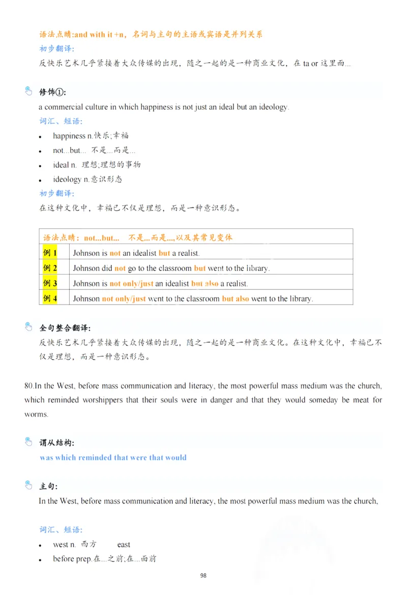 25年百句实战笔记整理_考研_英语_03.Monkey_25Monkey《百句实战》笔记