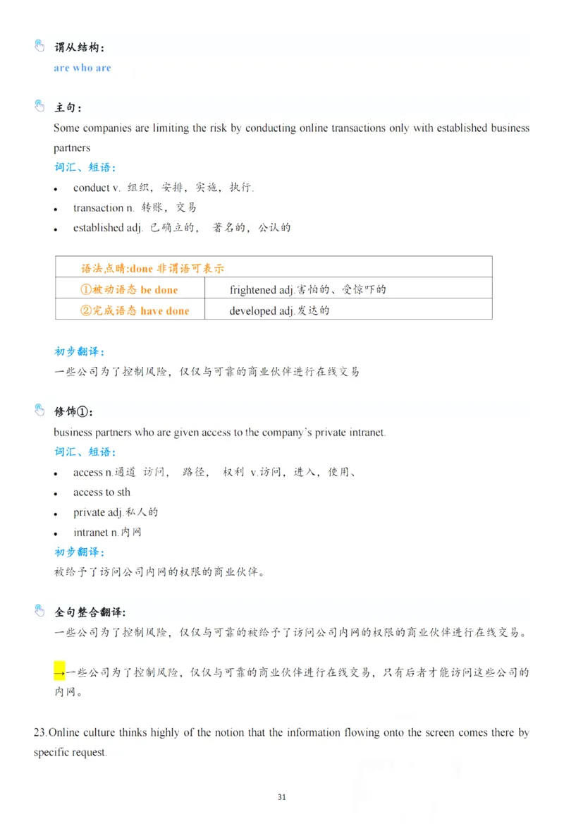 25年百句实战笔记整理_考研_英语_03.Monkey_25Monkey《百句实战》笔记