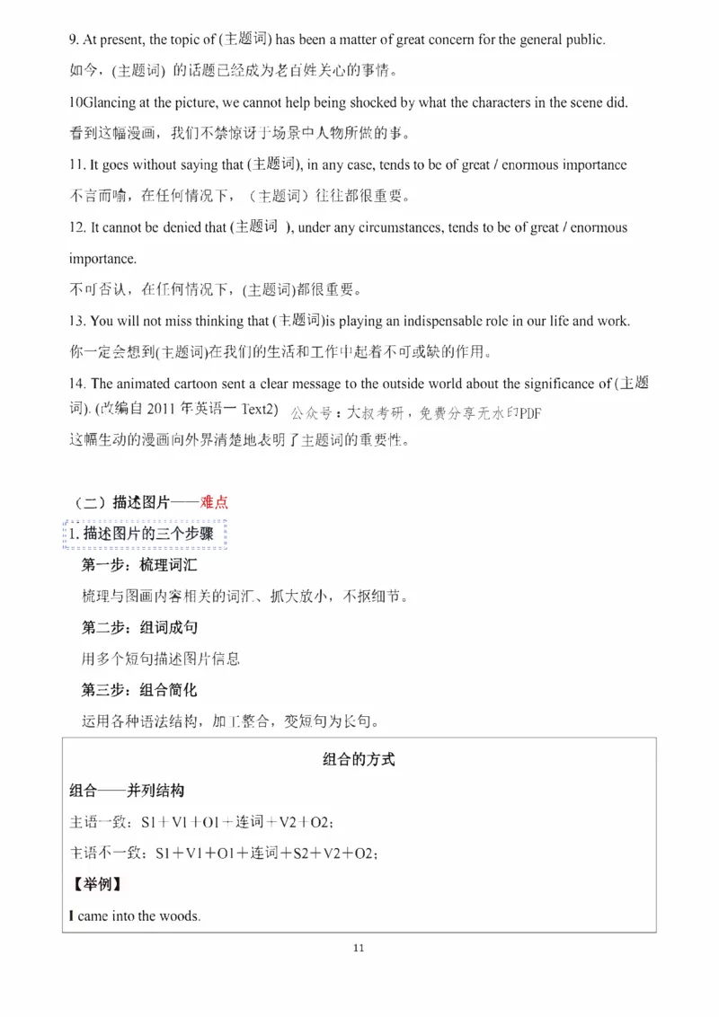 写作理论笔记（1-5节）_考研_英语_06.颉斌斌_25颉斌斌《作文理论》笔记