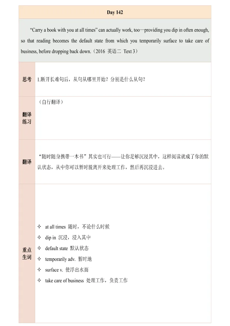 25田静每日一句141-160_考研_英语_02.田静_25田静《每日一句》笔记汇总_25田静《每日一句》1--160