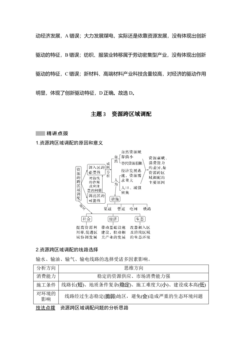 2025年高考地理考前大概念单元主题突破大单元十二　区域发展与区域合作_9.2025地理总复习_2025年新高考资料_二轮复习_2025年高考地理考前增分特训