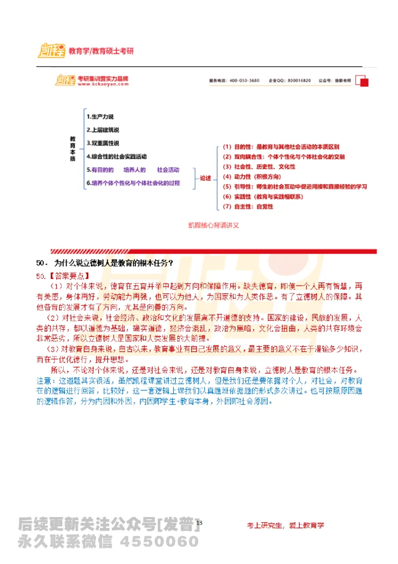 2024教育学基础综合311统考真题免费分享_考研_11.311教育学历年真题