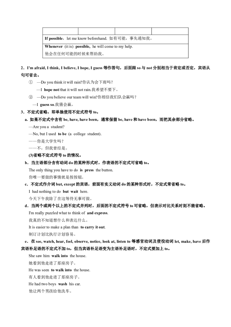 第14讲特殊句式和情景交际（讲义）-2024年高考英语一轮复习讲练测（新教材新高考）（解析版）_3.2025英语总复习_2024年新高考资料_1.2024一轮复习_第一-六部分