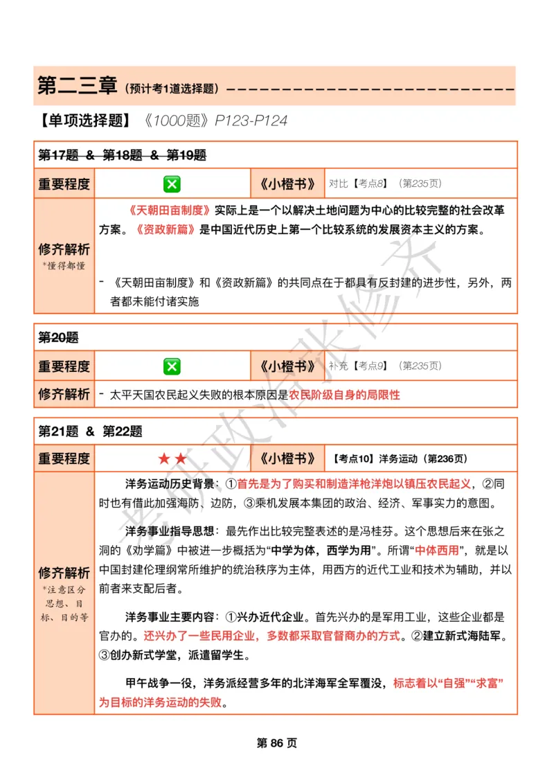 DAY24修齐1000题逐题解析手册免费分享_考研_16.2026考研政治清北成硕_00.电子讲义_张修齐肖1000带刷