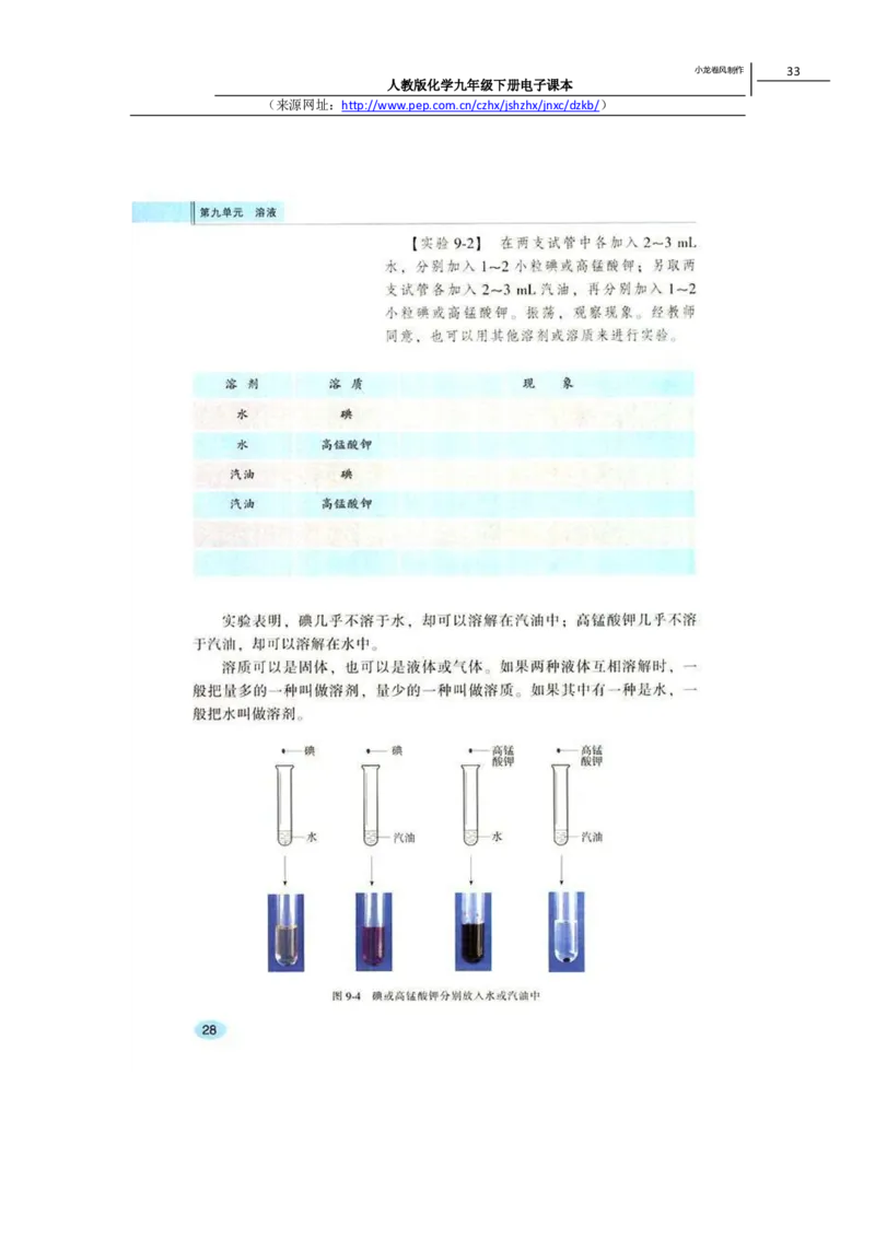 人教版化学九年级下册电子课本(1)_教资初高中_教资面试2025教资面试备考资料合集_教资面试资料合集_2025教资面试资料_25上教资面试-小学资料包_20教材：全册_初中_初中化学