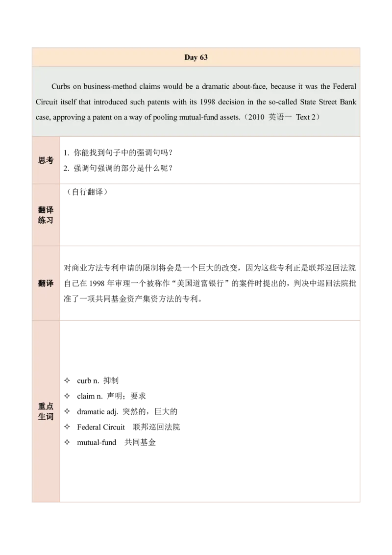 25田静每日一句61-80_考研_英语_02.田静_25田静《每日一句》笔记汇总_25田静《每日一句》1--160