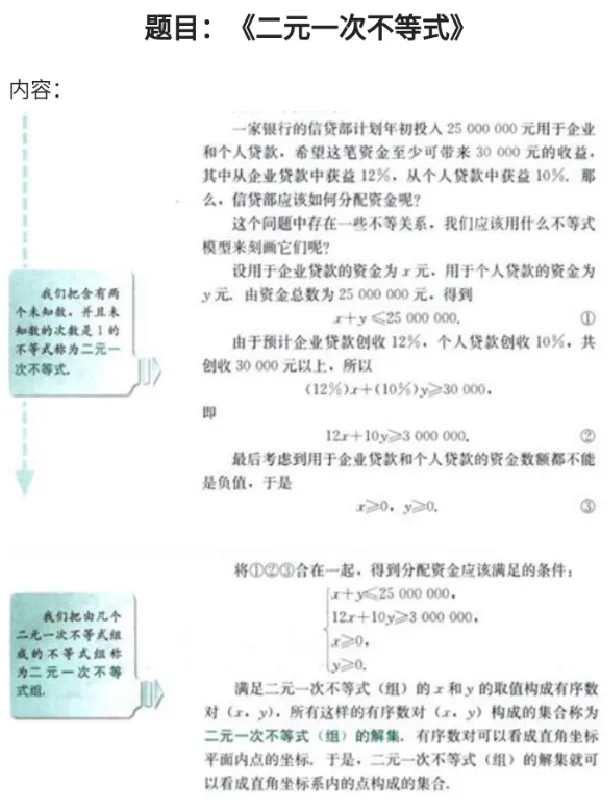二元一次不等式_教资初高中_教资面试2025教资面试备考资料合集_教资面试资料合集_2025教资面试资料_25上教资面试中学合集_教资面试逐字稿_高中数学面试逐字稿合集