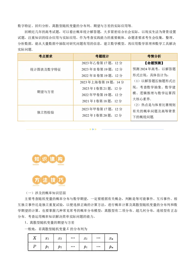 专题21概率与统计的综合运用（13大核心考点）（讲义）（解析版）_2.2025数学总复习_2024年新高考资料_2.2024二轮复习_2024年高考数学二轮复习讲练（新教材新高考）