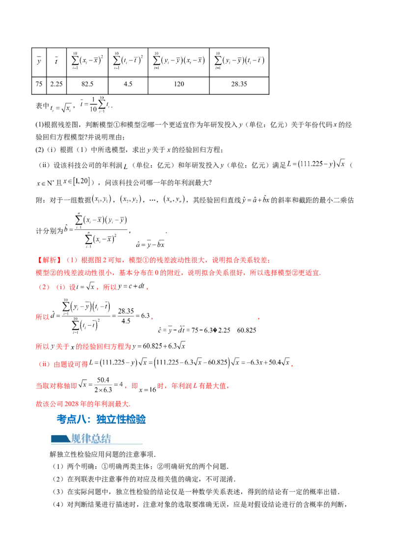 专题21概率与统计的综合运用（13大核心考点）（讲义）（解析版）_2.2025数学总复习_2024年新高考资料_2.2024二轮复习_2024年高考数学二轮复习讲练（新教材新高考）