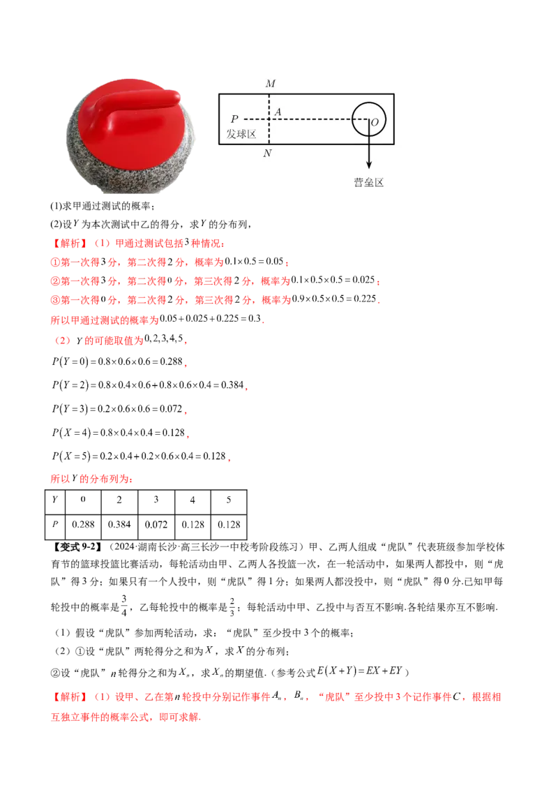 专题21概率与统计的综合运用（13大核心考点）（讲义）（解析版）_2.2025数学总复习_2024年新高考资料_2.2024二轮复习_2024年高考数学二轮复习讲练（新教材新高考）