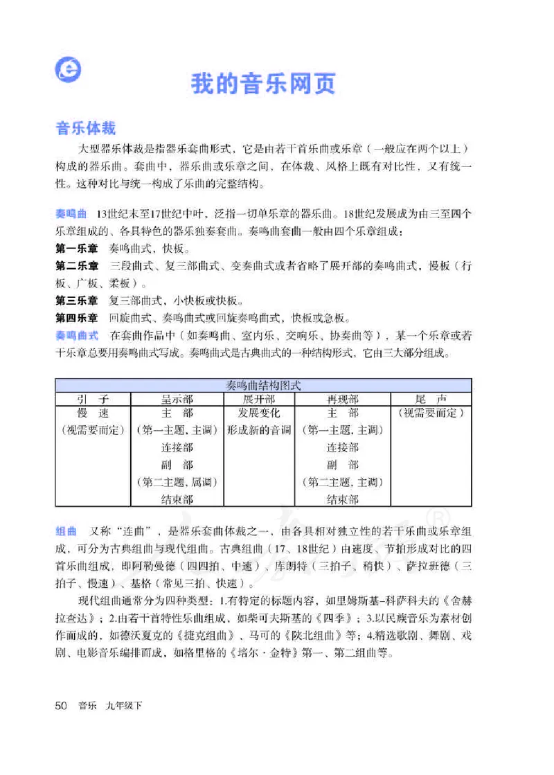 《人教版初中三年级下册音乐》_教资初高中_教资面试2025教资面试备考资料合集_教资面试资料合集_3、教资面试资料包大全_45大圣中小幼面试资料包_初中_音乐_初中音乐电子课本