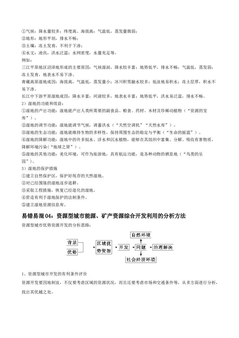 专题18不同类型区域的发展-口袋书2024年高考地理一轮复习知识清单_9.2025地理总复习_2024年新高考资料_1.2024一轮复习_2024年高考地理一轮复习知识清单