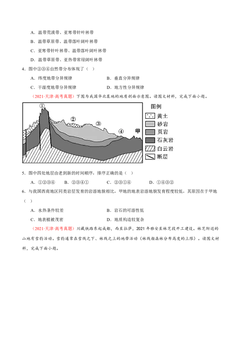 专题07&ldquo;地图型&rdquo;选择题答题技巧(原卷版)_9.2025地理总复习_赠品通用版（老高考）复习资料_二轮复习_2023年高考地理毕业班二轮热点题型归纳与变式演练（全国通用）287360019