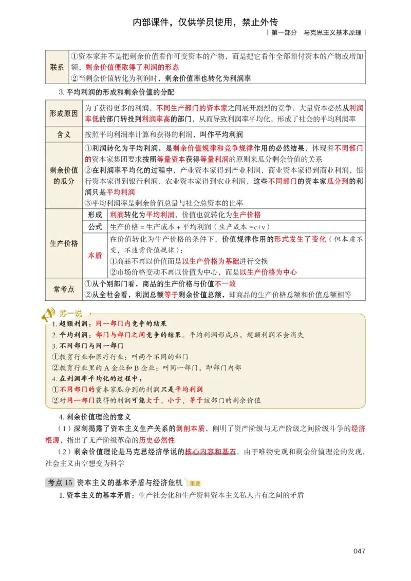 25苏一提分手册：马原第1-4章（上下篇）_考研_政治_04.苏一_25苏一《提分手册》