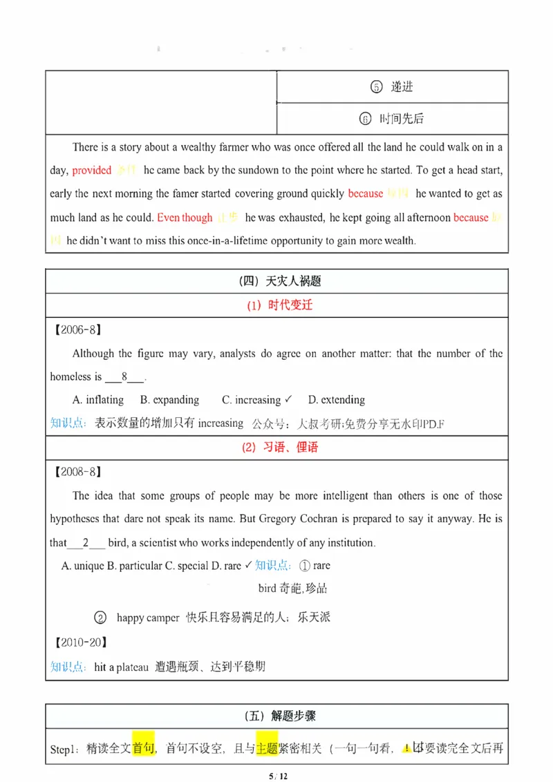 易熙人完形技巧精华➕答案汇总➕皇后宫女词_考研_英语_10.易熙人_25易熙人《完形技巧精华➕答案汇总➕皇后宫女词》