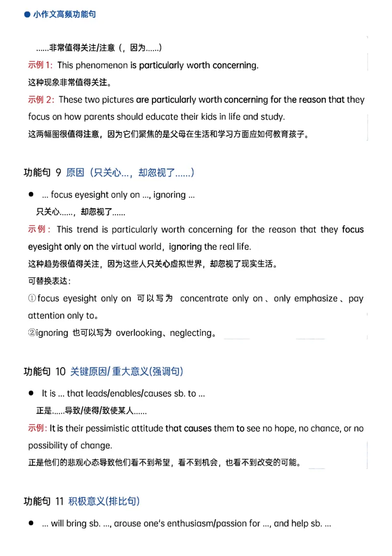 25石雷鹏《作文30个功能句》笔记_考研_英语_07.石雷鹏_25石雷鹏《作文30个功能句》笔记