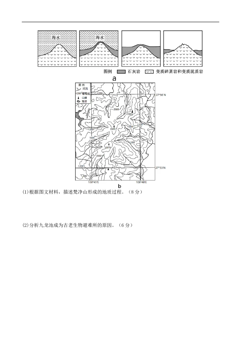 测3.2内外力作用与主要地貌-考点聚焦2023年高考地理总复习讲练测_9.2025地理总复习_赠品通用版（老高考）复习资料_专项复习_考点聚焦2023年高考地理总复习讲练测