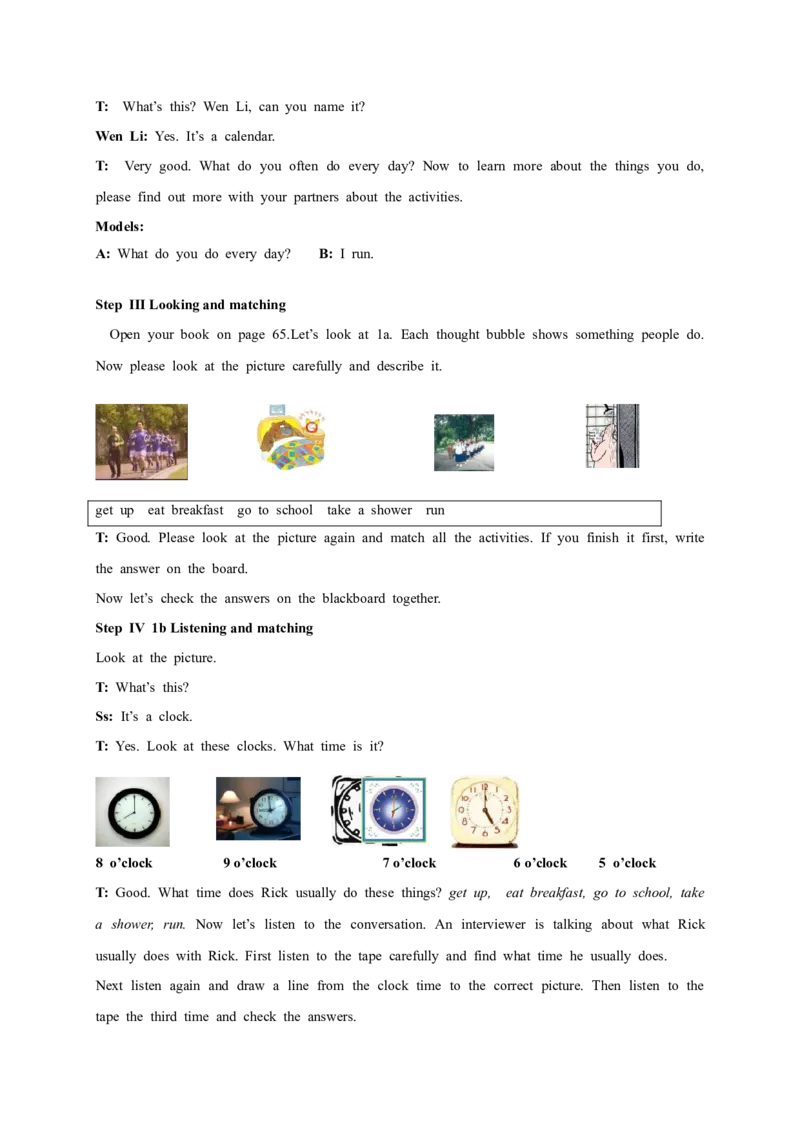 人教版初中英语七年级上册全套教案(1)_教资初高中_教资面试2025教资面试备考资料合集_教资面试资料合集_2025教资面试资料_25上教资面试-小学资料包_19教案：合集_初中英语教案