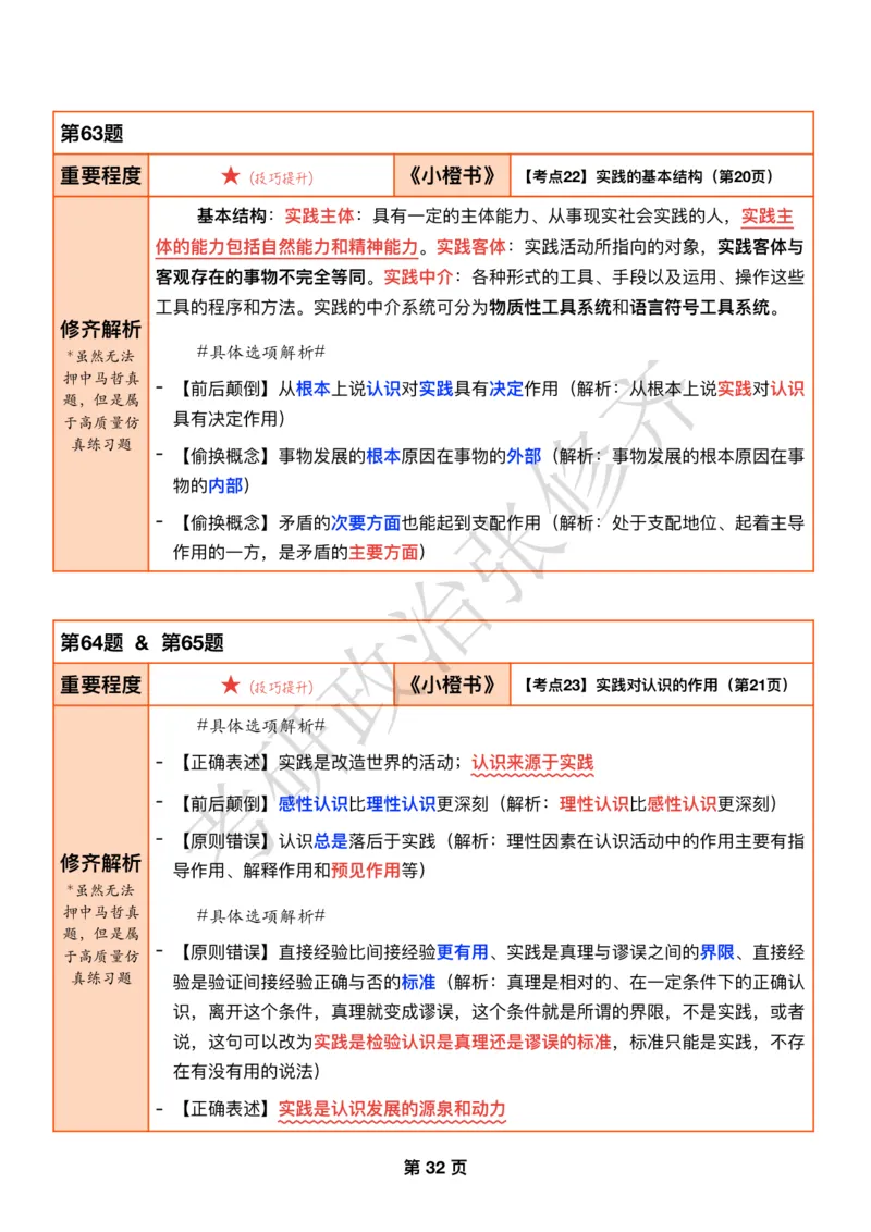 DAY08修齐1000题逐题解析手册免费分享_考研_16.2026考研政治清北成硕_00.电子讲义_张修齐肖1000带刷
