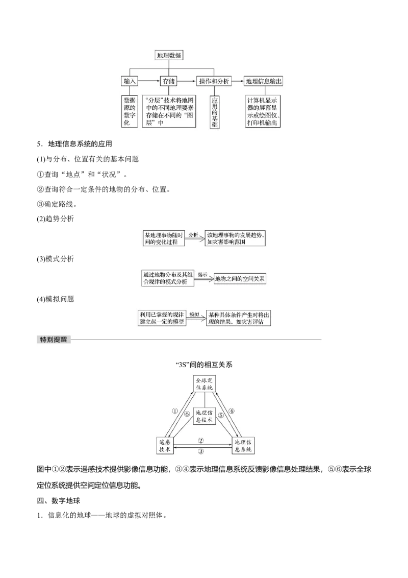 第27讲地理信息技术的应用-备战2023年高考地理一轮复习讲义+练习（全国通用）（原卷版）_9.2025地理总复习_2023年新高考复习资料_一轮复习_备战2023年高考地理一轮复习讲义+练习