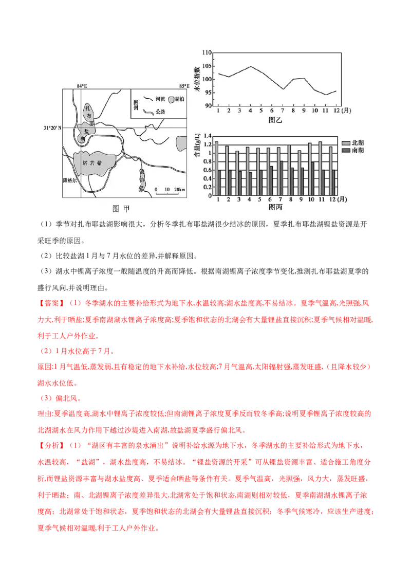 地理微考点：精编&ldquo;降水&rdquo;考点-备战2023年高考全二轮复习地理微考点狙击与专项突破_9.2025地理总复习_2023年新高考复习资料_专项复习_备战2023年高考地理总复习微考点狙击与专项测练