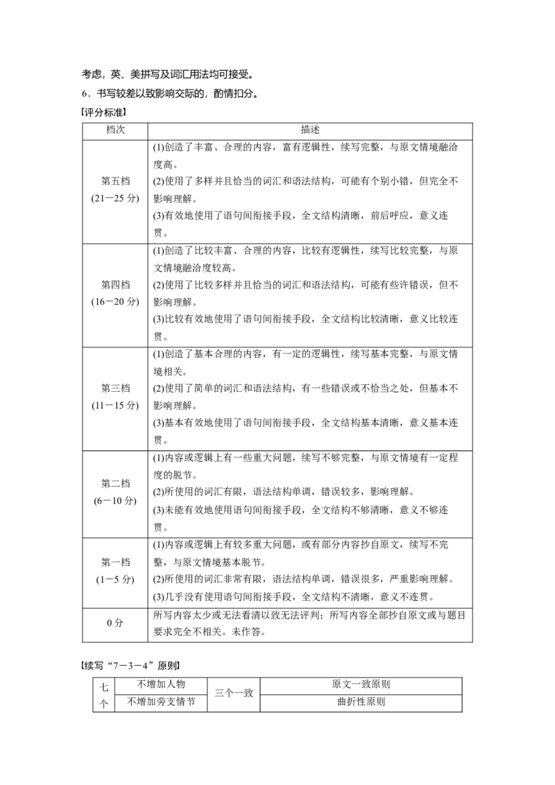 第1节　宏观感知_3.2025英语总复习_2025年新高考资料_一轮复习_2025高考大一轮复习讲义+课件（完结）_2025高考大一轮复习英语（外研版）_配套Word版文档（教师版）话题晨背&middot;进阶写作