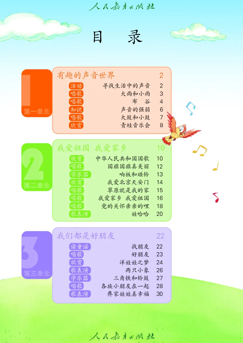 一年级上册_教资初高中_教资面试2025教资面试备考资料合集_教资面试资料合集_3、教资面试资料包大全_45大圣中小幼面试资料包_小学_音乐_电子课本